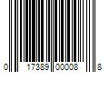 Barcode Image for UPC code 017389000088