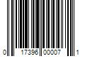 Barcode Image for UPC code 017396000071