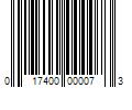 Barcode Image for UPC code 017400000073