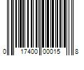 Barcode Image for UPC code 017400000158