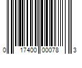 Barcode Image for UPC code 017400000783