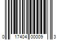 Barcode Image for UPC code 017404000093