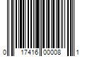 Barcode Image for UPC code 017416000081