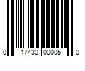 Barcode Image for UPC code 017430000050