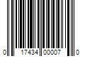 Barcode Image for UPC code 017434000070