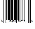 Barcode Image for UPC code 017438800270