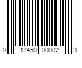 Barcode Image for UPC code 017450000023