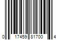 Barcode Image for UPC code 017459817004