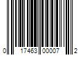 Barcode Image for UPC code 017463000072