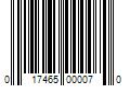 Barcode Image for UPC code 017465000070