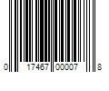 Barcode Image for UPC code 017467000078