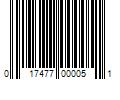 Barcode Image for UPC code 017477000051