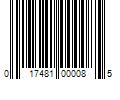 Barcode Image for UPC code 017481000085