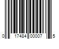 Barcode Image for UPC code 017484000075