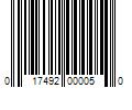 Barcode Image for UPC code 017492000050