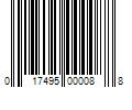 Barcode Image for UPC code 017495000088