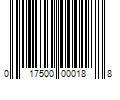 Barcode Image for UPC code 017500000188