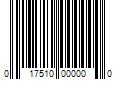 Barcode Image for UPC code 017510000000