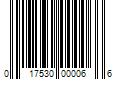 Barcode Image for UPC code 017530000066