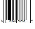 Barcode Image for UPC code 017540000087