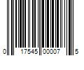 Barcode Image for UPC code 017545000075