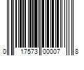 Barcode Image for UPC code 017573000078