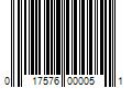 Barcode Image for UPC code 017576000051