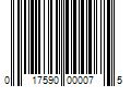 Barcode Image for UPC code 017590000075