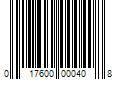 Barcode Image for UPC code 017600000408