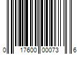 Barcode Image for UPC code 017600000736