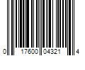 Barcode Image for UPC code 017600043214