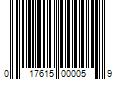 Barcode Image for UPC code 017615000059