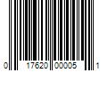 Barcode Image for UPC code 017620000051