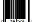 Barcode Image for UPC code 017625000063