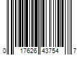 Barcode Image for UPC code 017626437547