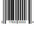 Barcode Image for UPC code 017630000034