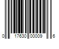 Barcode Image for UPC code 017630000096