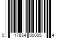 Barcode Image for UPC code 017634000054