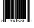 Barcode Image for UPC code 017635000091