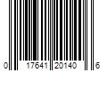 Barcode Image for UPC code 017641201406