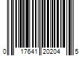 Barcode Image for UPC code 017641202045