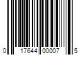 Barcode Image for UPC code 017644000075