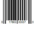 Barcode Image for UPC code 017663000070