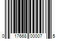 Barcode Image for UPC code 017668000075