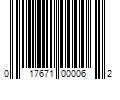 Barcode Image for UPC code 017671000062