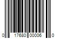 Barcode Image for UPC code 017680000060