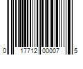 Barcode Image for UPC code 017712000075