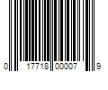 Barcode Image for UPC code 017718000079