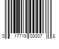 Barcode Image for UPC code 017719000078