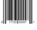 Barcode Image for UPC code 017723000071